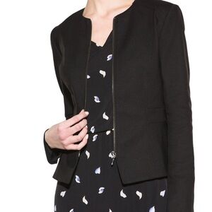 WHBM Zip-Front Moto Jacket size 12 new